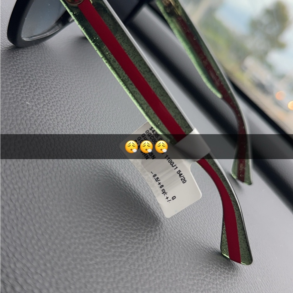 Stylish Green and Red Sunglasses